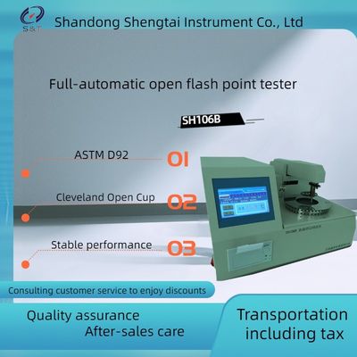 Automatic Hydraulic Oil open flash point tester Cleveland open cup method the standard ASTMD 92
