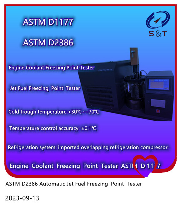 Engine Coolant Freezing Point Tester ASTM D1177 Synchronous Geared