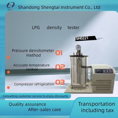 ASTM D1657 LPG Relative Density Tester By Pressure Hydrometer Compressor Refrigeration