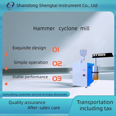 ST005 Fully Automatic Hammer Type Cyclone Grinding Equipment High Speed