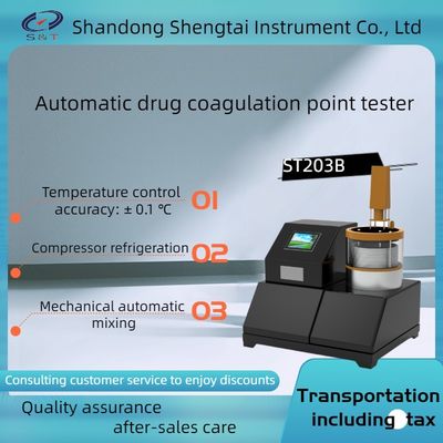 Pharmaceutical Testing InstrumentsST203B Automatic Congealing Temperature Tester For Polyethylene Glycol