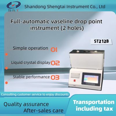 Pharmaceutical Testing Instruments ST212B fully automatic Vaseline drop point instrument (2-hole) metal bath heating