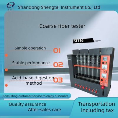 Acid And Alkali Boiling Method Coarse Fiber tester for food feed pellet material Coarse Fiber  Analyzer