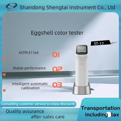 The eggshell color tester can measure whiteness, yellowness, etc. It can be intelligently and automatically calibrated