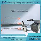Transparent, semi transparent liquid or solid ST121A Abbe refractometer compression mechanism cold external circulation