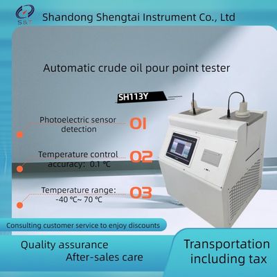 SH113Y fully automatic crude oil pour point tester automatic balance dual temperature dual bath