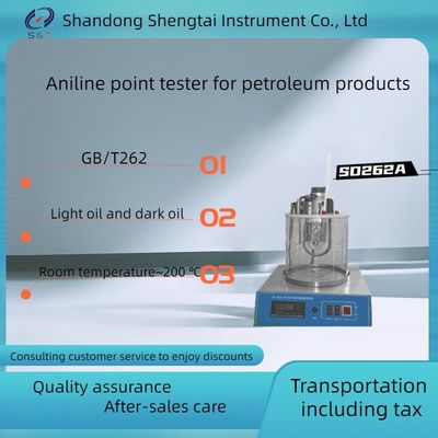 Petroleum product aniline point measuring instrument with digital display PID temperature control and high precision