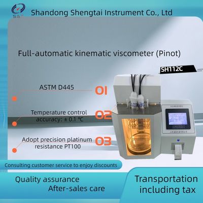 Double layer cylinder body fully automatic Pinnacle kinematic viscometer automatically completes all tasks