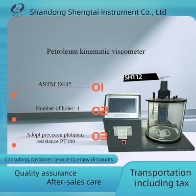 Transformer Oil Testing Equipment SH112 Automatic Calculation of Four Hole Test for Kinematic Viscometer