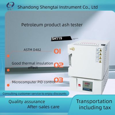 Diesel Fuel Testing Equipment SH119 Ash Tester Ceramic fiber furnace heating