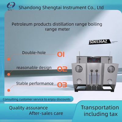 SD6536AZ Petroleum Product Distillation Tester (Double Hole Refrigeration) ASTMD86