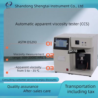 Low temperature dynamic viscosity testing of engine oil SH110 fully automatic apparent viscosity tester