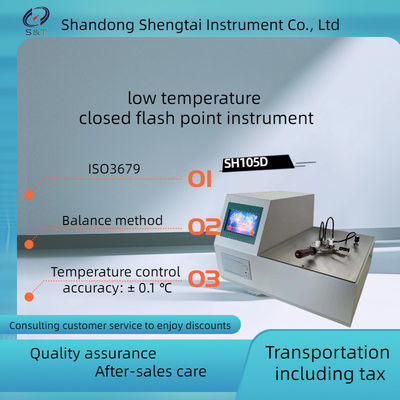 Petroleum Rapid Low Temperature Closed Cup Flash Point Tester ISO 3679