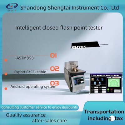 SH705  Full-automatic closed-mouth flash point tester  The combination of microcomputer technology and Android system