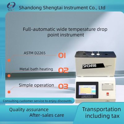 ASTM D2265 0-400c Lubricating Grease Dropping Point Testerd SH3498 Automatic wide temperature drop point meter