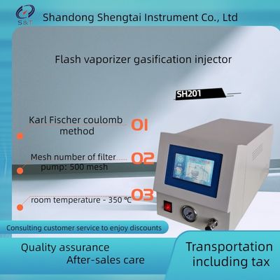 Pre treatment gasification sampler for liquid hydrocarbon analysis SH201