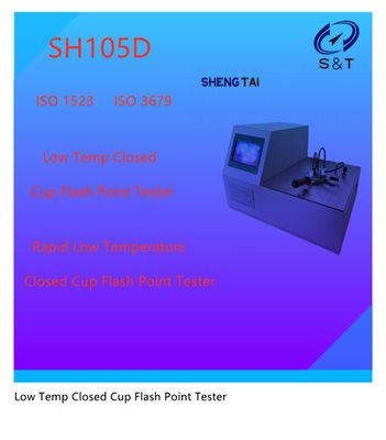 Rapid Low Temperature Closed Cup Flash Point Tester ISO 1523 And ISO 3679 Standards