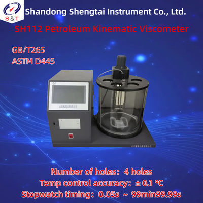 4 Holes Petroleum Kinematic Viscometer ASTM D445 room temp -100 ℃ 1800W