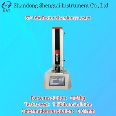 Texture Hardness Tester Singlechip 1-500mm/min Travel distance 360mm ST-16A