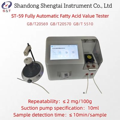 Fully Automatic Rice Fatty Acid Value Tester Noise ＜60dB Speed 10-250r/Min GB/T20569