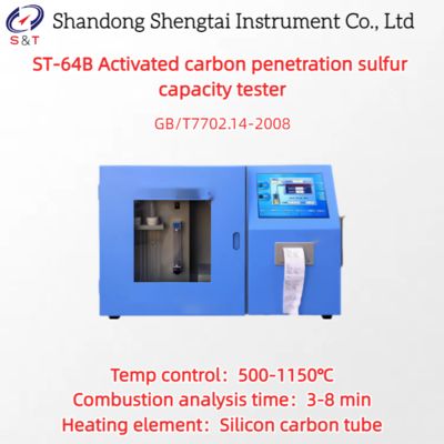 Activated Carbon Penetration Sulfur Capacity Tester range 0-10% temp 500-1150℃ GB/T7702.14
