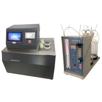 2 Holes Automatic Cold Filter Point Tester -70～30℃ PT100 Sensor Air Cooling ASTM D 6371