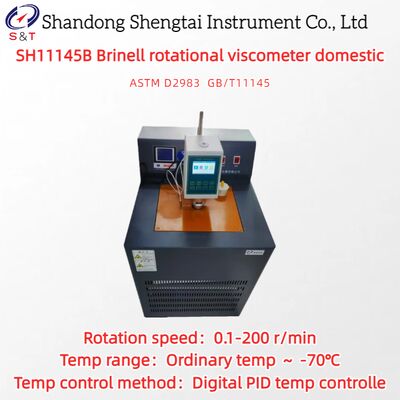 Brinell Rotational Viscometer Ordinary Temp ～ -70℃ Rotation Speed 0.1-200 R/Min ASTM D2983