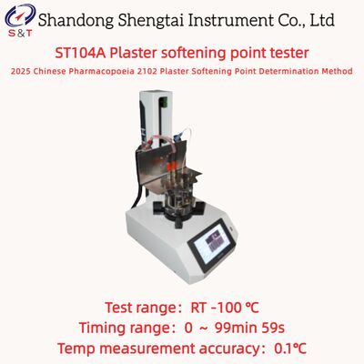 Plaster Softening Point Tester RT -100 ℃ Timing 0 ～ 99min 59s Accuracy 0.1℃ ST104A