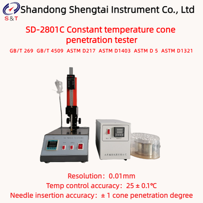 Constant Temperature Cone Penetration Tester 10 ～ 50℃ Digital Display ASTM D217