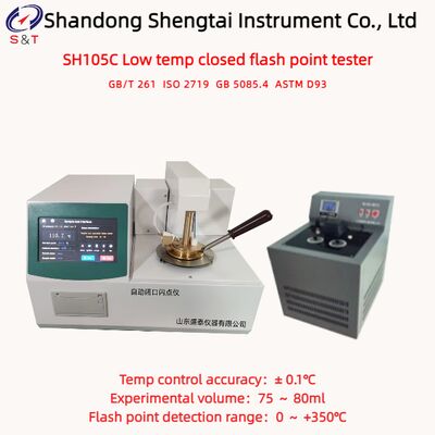 Transformer Oil Low Temp Closed Flash Point Tester 0 ～ +350℃ Compressor Refrigeration ASTM D93