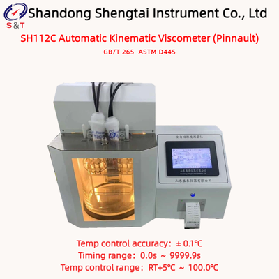 ASTM D445 Auto Kinematic Viscometer For Gear Oil Measure 0.4 ～ 30000mm²/S Glass Capillary