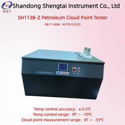 2 Holes Diesel Oil Cloud Point Meter Measure RT ～ -55℃ Dual Compressor ASTM D2500
