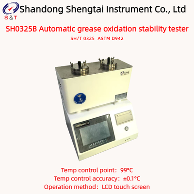 ASTM D942 2 Holes Automatic Grease Oxidation Stability Tester Temp Control Point	99°C