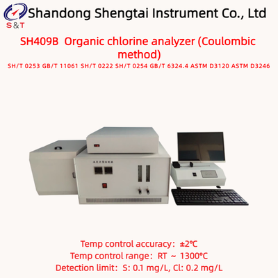 Organic Chlorine Analyzer Sulfur 0.1 ～ 10,000 Mg Coulombic Method RT ～ 1300°C ASTM D3246