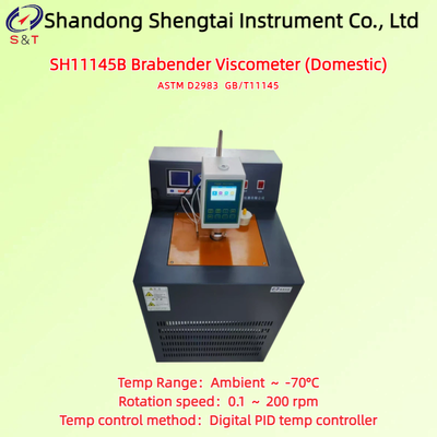 Brookfield Rotational Viscometer analyzer 1 ～ 6mill. CP Hydraulic Transmission Oil  ASTM D2983