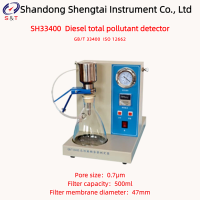 ASTM D473 Extraction Method Crude Oil Total Sediment Test Apparatus Pressure 2KPa ～ 5KPa