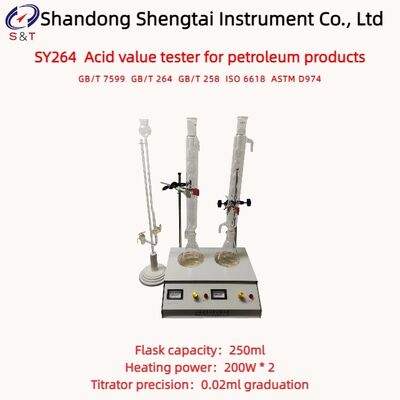 Turbine Oil Acid Value And Acidity Analyzer Titrator Precision 0.02ml Consumption 700W ASTM D974