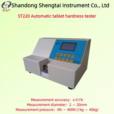 Medical Digital Auto Tablet Hardness Tester With Printer Measure 10N ～ 400N Diameter 2 ～ 20mm ChP