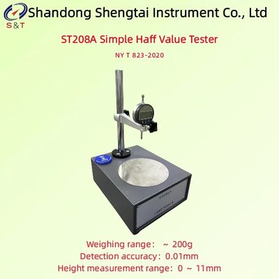 Simple Haff Value Tester For Eggs Measure 0.00 ～ 11.00mm Weighing 0 ～ 200g NY T 823