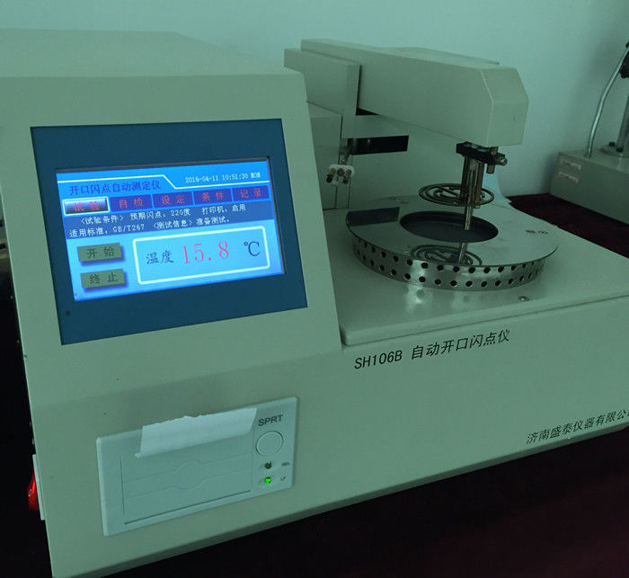 Petroleum oil open flash point tester ASTM D92 Flash Point Tester petroleum oil tester
