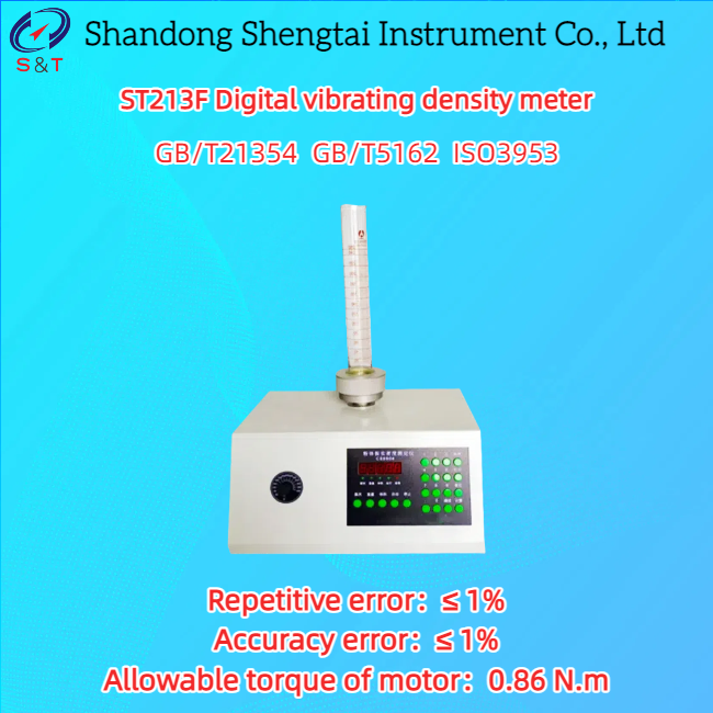 Compaction Density Machine Digital Powder Compaction Density Meter with 250ml Sample Volume 0.86 N ...