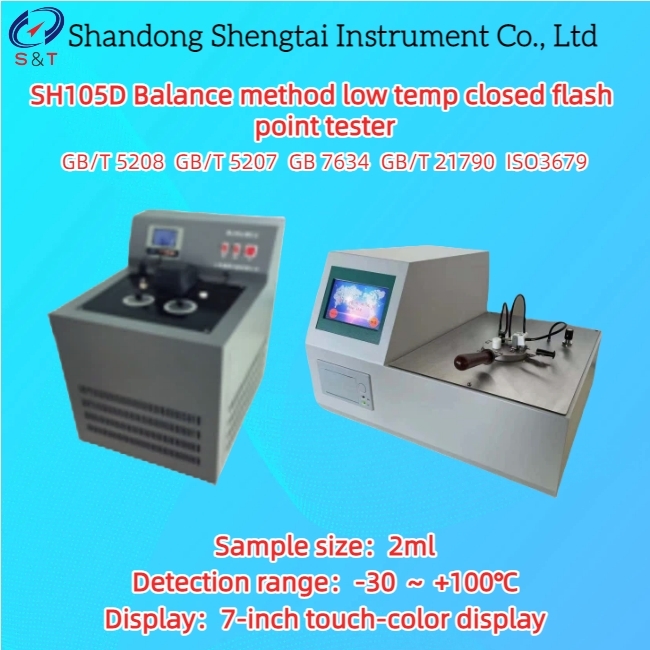 Sample Point Instrumentation Low Temp Closed Flash Point Tester -30 ~ +100℃ Equilibrium Method 2ml ...