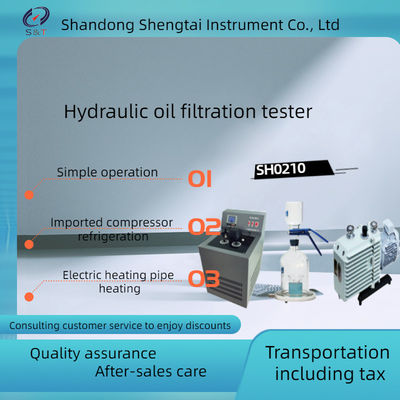 Hydraulic Oil Filterability Tester SH0210 Compressor Refrigeration Digital Display Time
