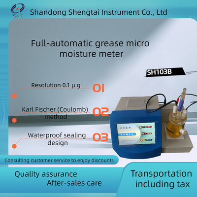 Automatic Lubricating Grease Trace Moisture Analyzer Double Circuit Equilibrium Titration