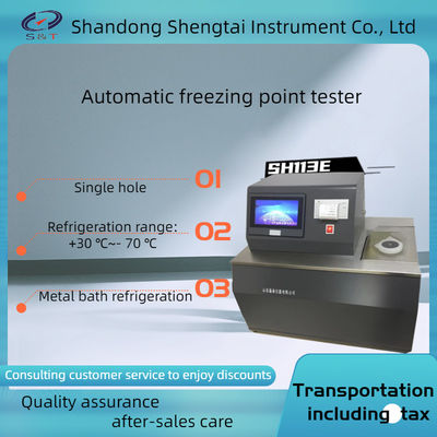 Single Hole Photoelectric Detection Petroleum Product Pour Point Tester Fully Automatic