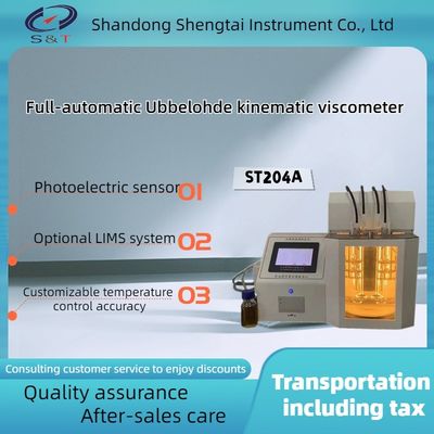 ST204A Fully automatic Ubbelohde viscosity tester with 3 levels of management permissions