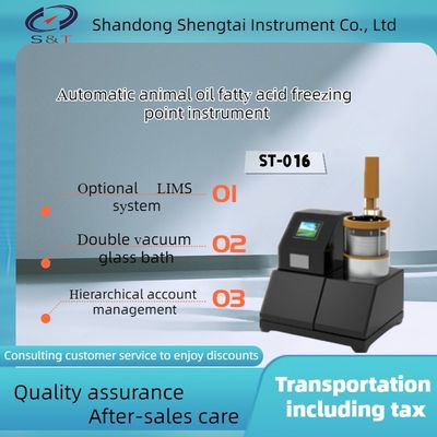 Pharmaceutical Test ST-016 Automatic Fat and Fatty Acid Freezing Point Instrument Double layer Vacuum Glass Bath