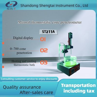 Pharmaceutical Test ST211A Manual Constant Temperature Cone Penetration Tester Water Bath Temperature Automatic Control