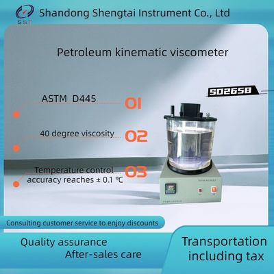 Kinematic Viscosity Tester ASTM D445 Viscosity Meter Lab Viscometer Oil Viscosity Testing Equipment lube Oil Testing