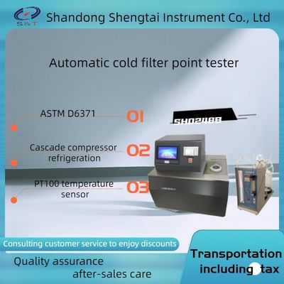 Crude Oil Testing Equipment SH0248B Fully automatic cold filter point measuring instrument, compressor refrigeration